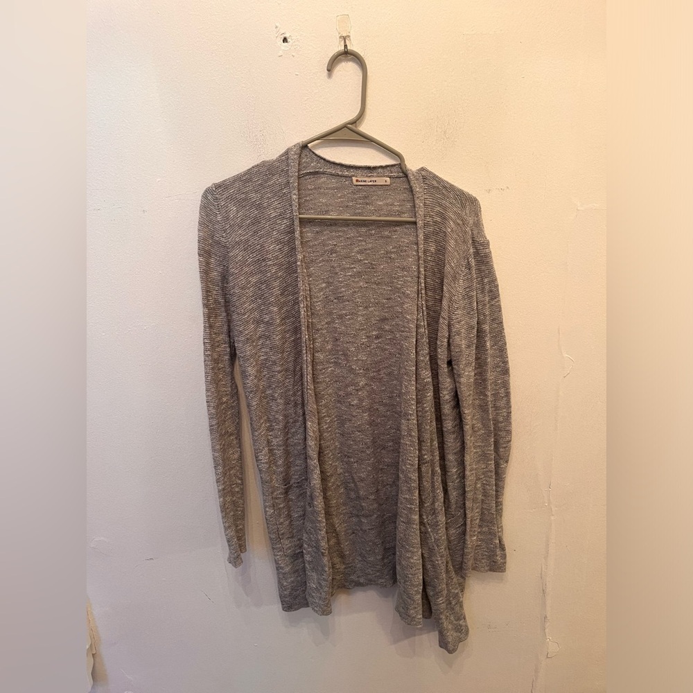Marine Layer Open Knit Lightweight Cardigan